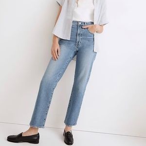 NWT Madewell Montville Straight Leg Jeans